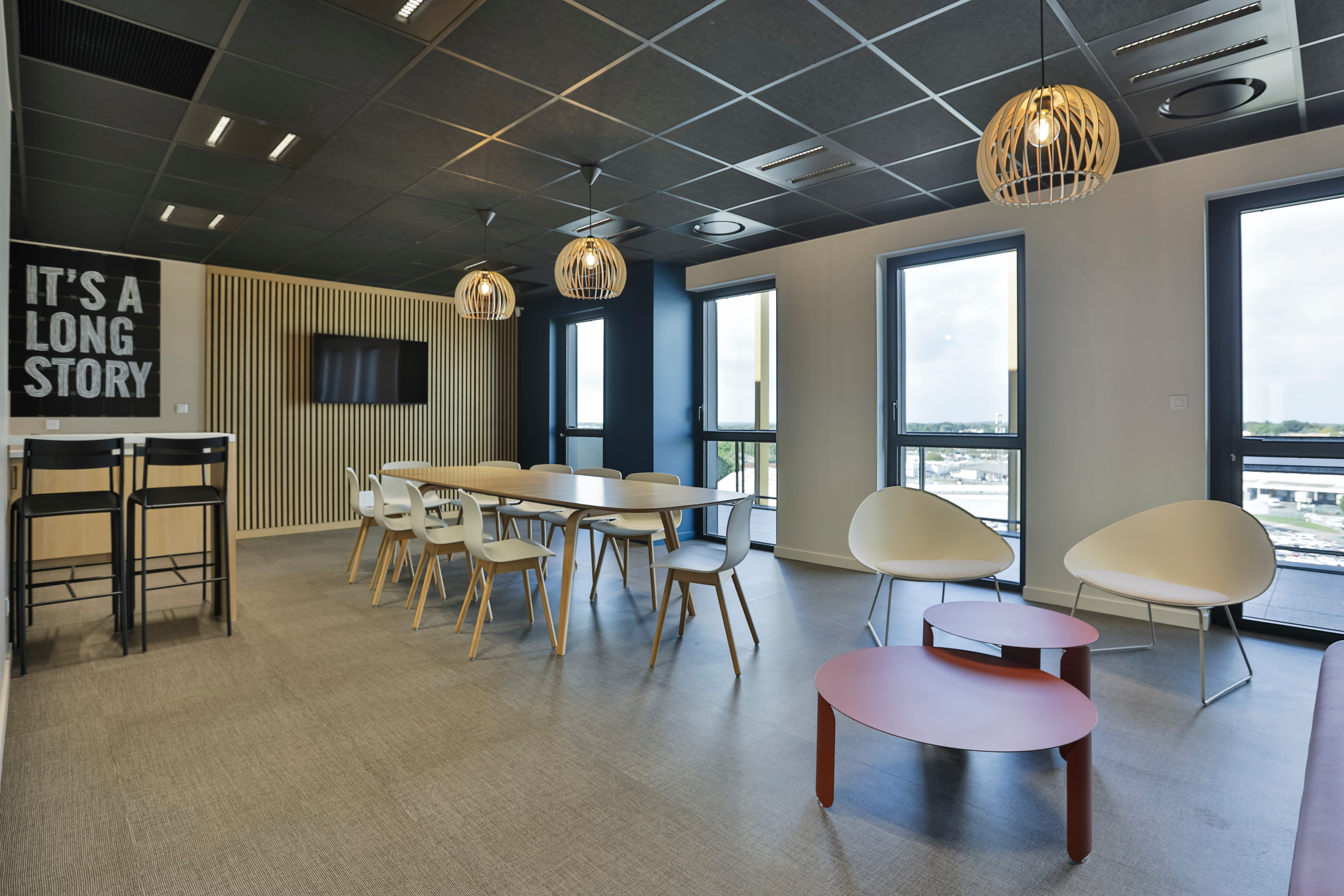 Aménagement d'un Plateau de bureau